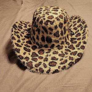 Leopard print hat